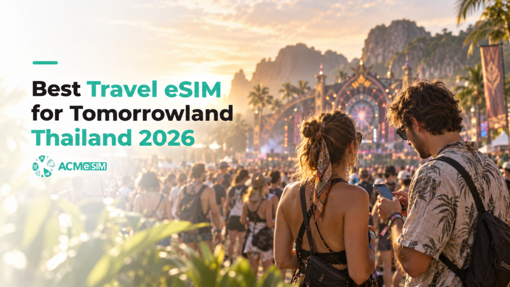 eSIM for tomorrowland thailand
